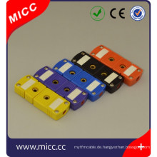 China Hochtemperatur-Miniatur-Flachstecker Thermo-Stecker